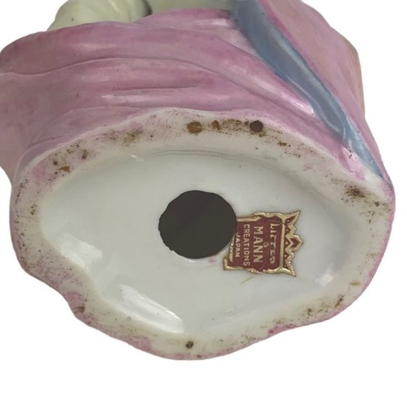 Lipper & Mann Creations Praying Virgin Mary Ceramic Figurine Midcentury Japan 6" - Picture 7 of 8